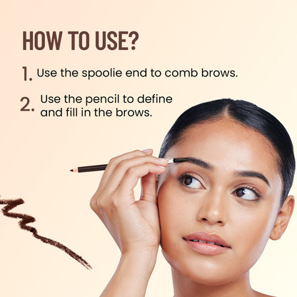 Swiss Beauty Brow Definer Pencil - 02 Coco Brown - Distacart