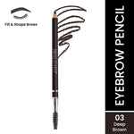 Thumbnail for Swiss Beauty Brow Definer Pencil - 03 Deep Brown
