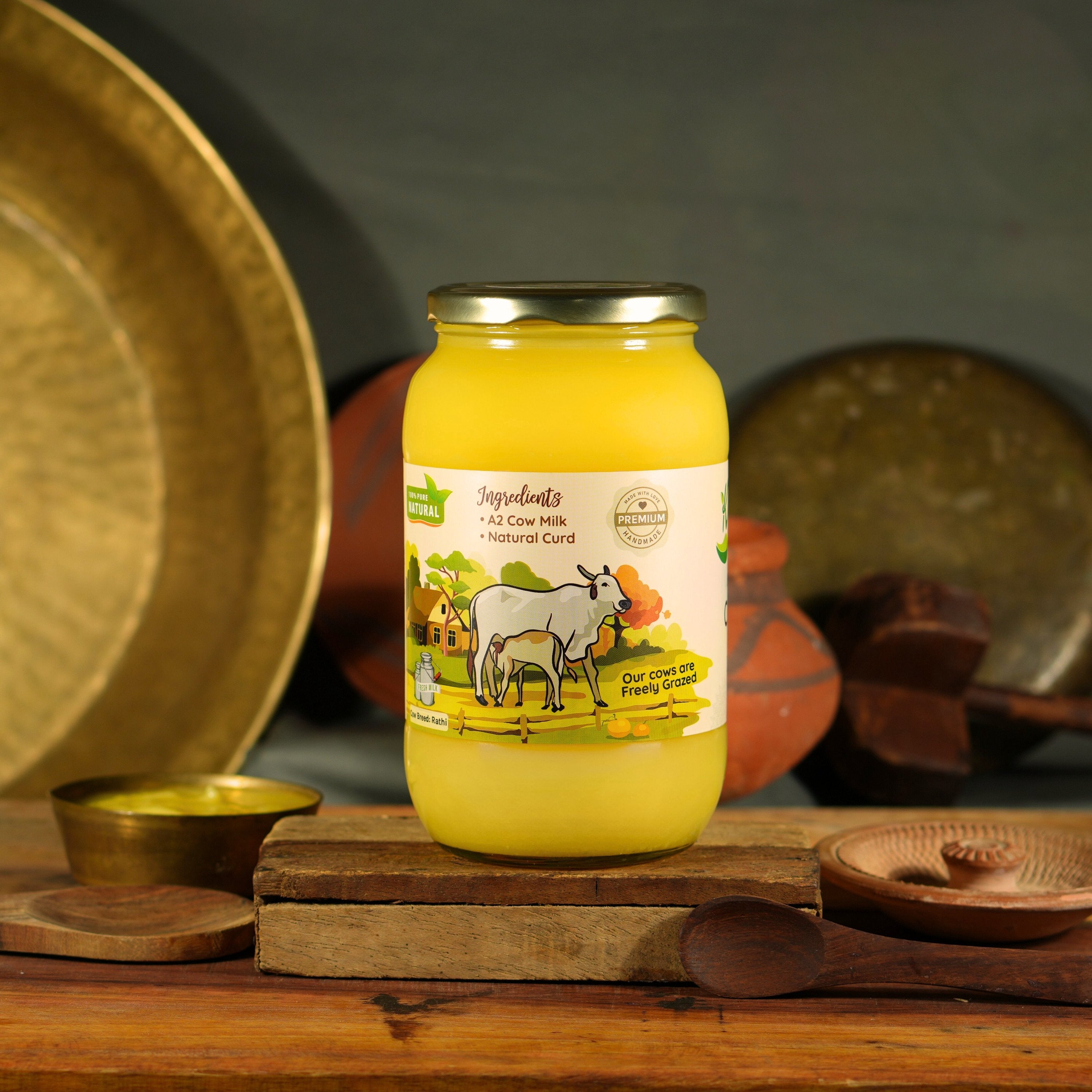 Kasutam A2 Desi Cow Bilona Ghee - Distacart