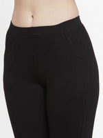 Thumbnail for TAG 7 Women Pack Of 2 Solid Ankle-Length Straight-Fit Leggings - Distacart