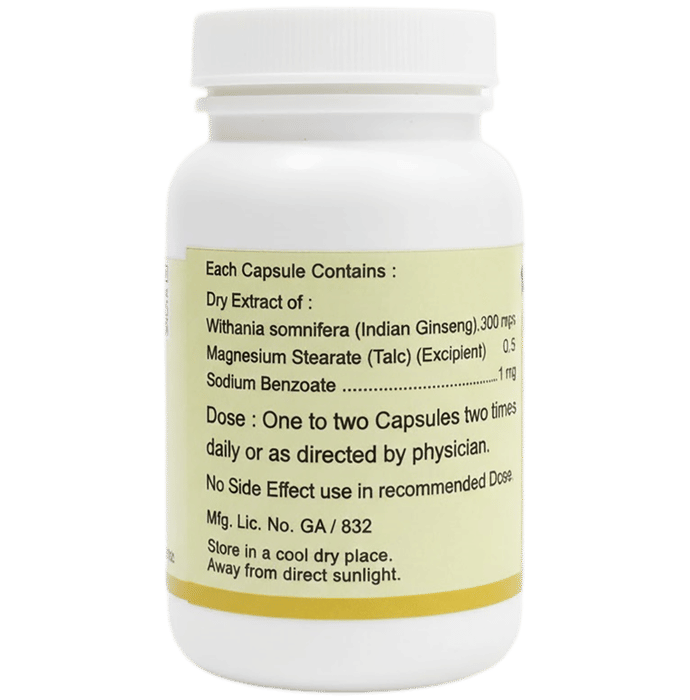Indian Remedies Extract of Ashwagandha Capsule