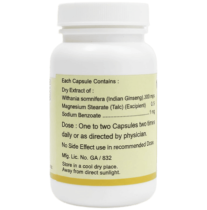 Indian Remedies Extract of Ashwagandha Capsule