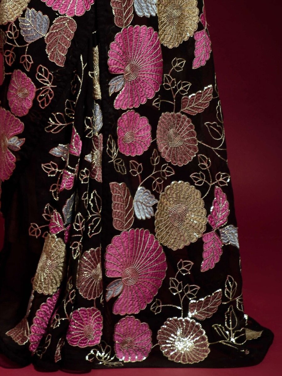 Anouk Embellished Saree - Distacart