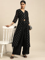 Thumbnail for All About You Ethnic Motifs Print High-Slit Kurta with Palazzos - Distacart
