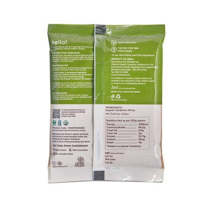 Pure & Sure Organic Cardamom Whole - Distacart