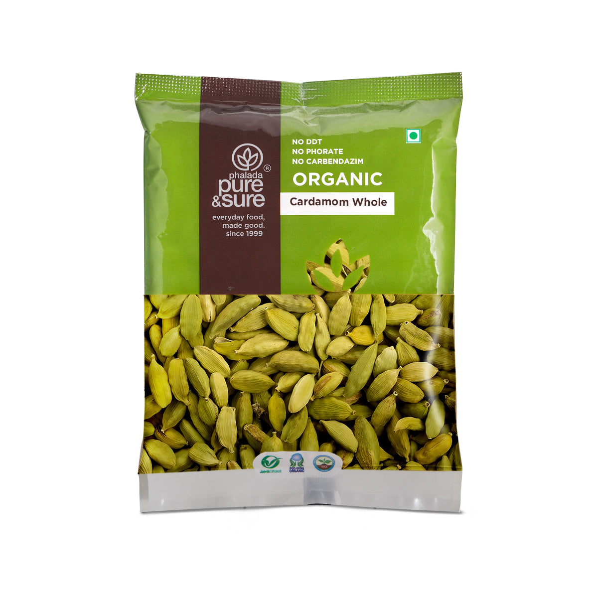 Pure & Sure Organic Cardamom Whole - Distacart