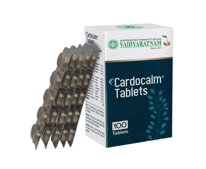 Vaidyaratnam Cardocalm Tablets - Distacart