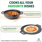 Thumbnail for The Indus Valley CASTrong Cast Iron Cookware Set: Tawa+ Kadai, Kitchen Set for Home, Pre-seasoned, 100% Pure, Toxin-free, Induction, Tadka Pan