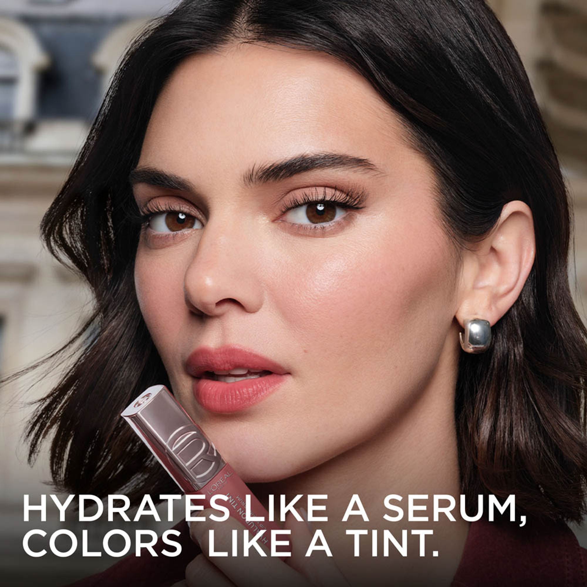 L'Oreal Paris Hyaluron Tint Lip Stain Serum Weightless Color - 635 Worth It Medium - Dista
