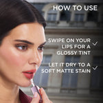 Thumbnail for L'Oreal Paris Hyaluron Tint Lip Stain Serum Weightless Color - 635 Worth It Medium - Dista