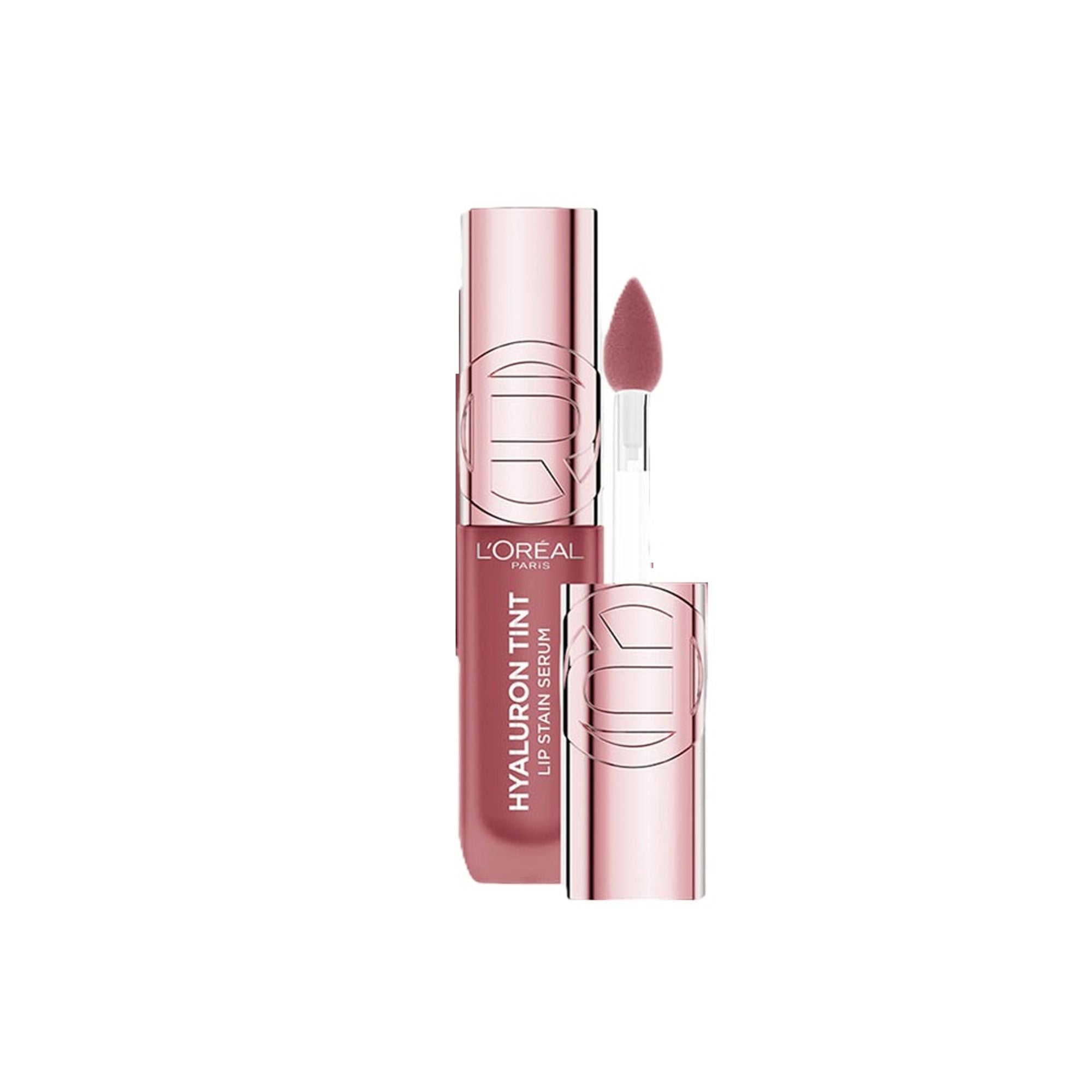 L'Oreal Paris Hyaluron Tint Lip Stain Serum Weightless Color - 635 Worth It Medium - Dista