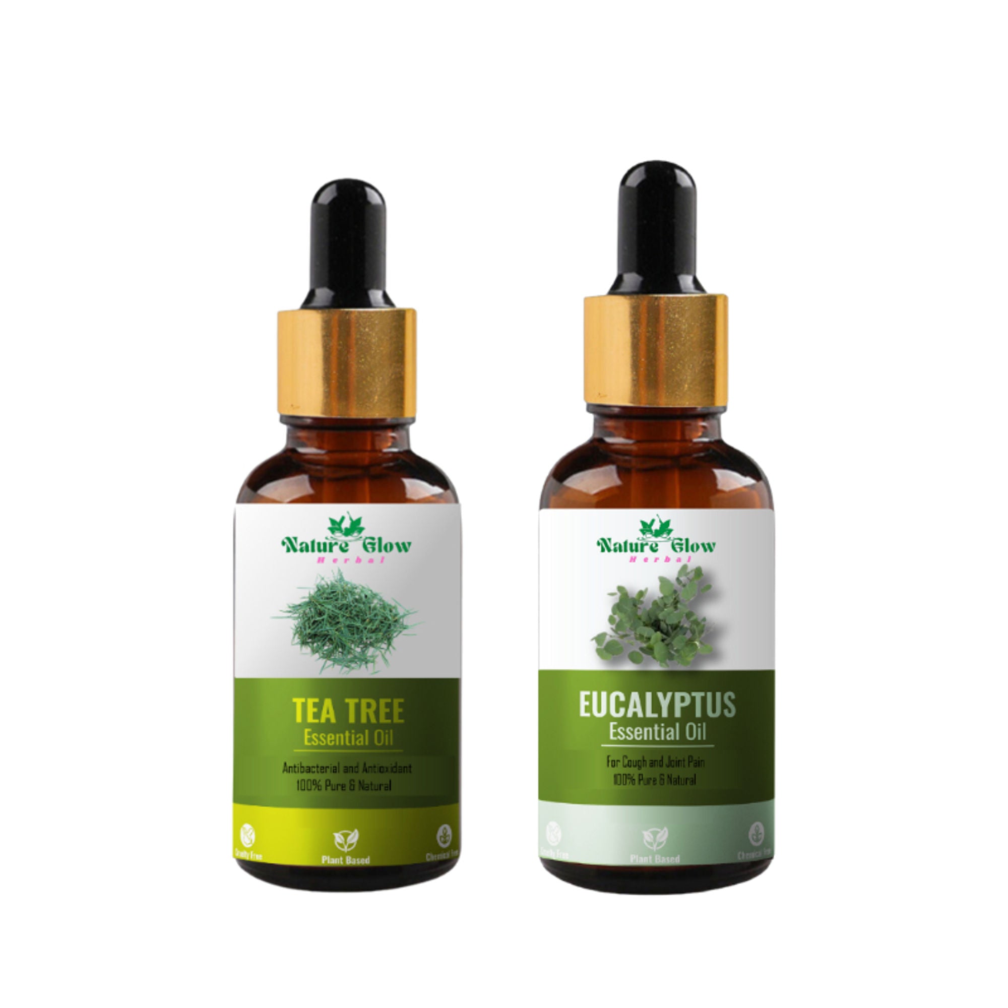 Nature Glow Herbal Nature Tea Tree & Eucalyptus Essential Oil - Distacart