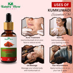 Thumbnail for Nature Glow Herbal Kumkumadi & Basil Essential Oil Combo - Distacart