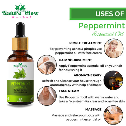 Nature Glow Herbal Tea Tree & Peppermint Essential Oil Combo - Distacart