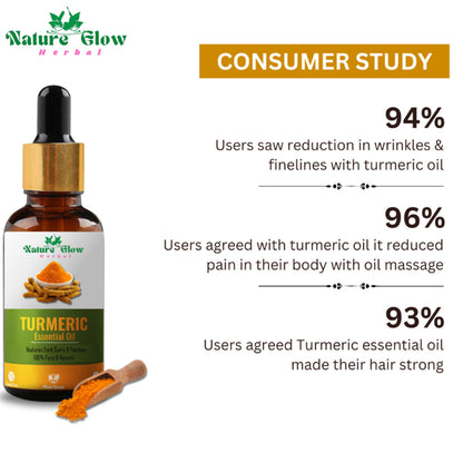 Nature Glow Herbal Kumkumadi & Turmeric Essential Oil Combo - Distacart