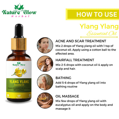 Nature Glow Herbal Ylang Ylang & Orange Essential Oil Combo - Distacart
