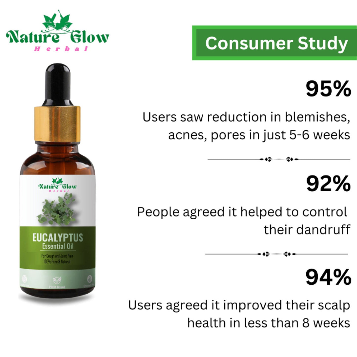 Nature Glow Herbal Lavender & Rosemary & Eucallypatus Essential Oil Combo - Distacart