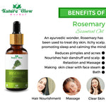 Thumbnail for Nature Glow Herbal Lavender & Rosemary & Eucallypatus Essential Oil Combo - Distacart