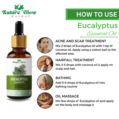 Nature Glow Herbal Lavender & Rosemary & Eucallypatus Essential Oil Combo - Distacart