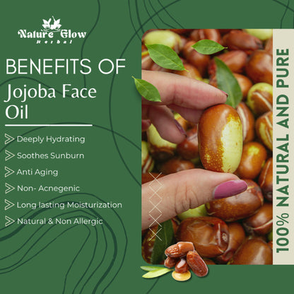 Nature Glow Herbal Rosehip & Jojoba Facial Oil Combo - Distacart