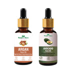 Thumbnail for Nature Glow Herbal Argan & Avocado Facial Oil Combo - Distacart