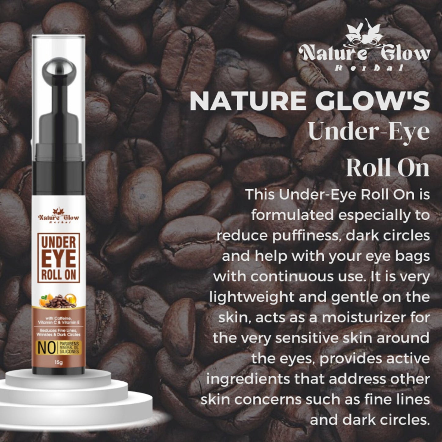 Nature Glow Herbal Under Eye Gel Combo - Distacart