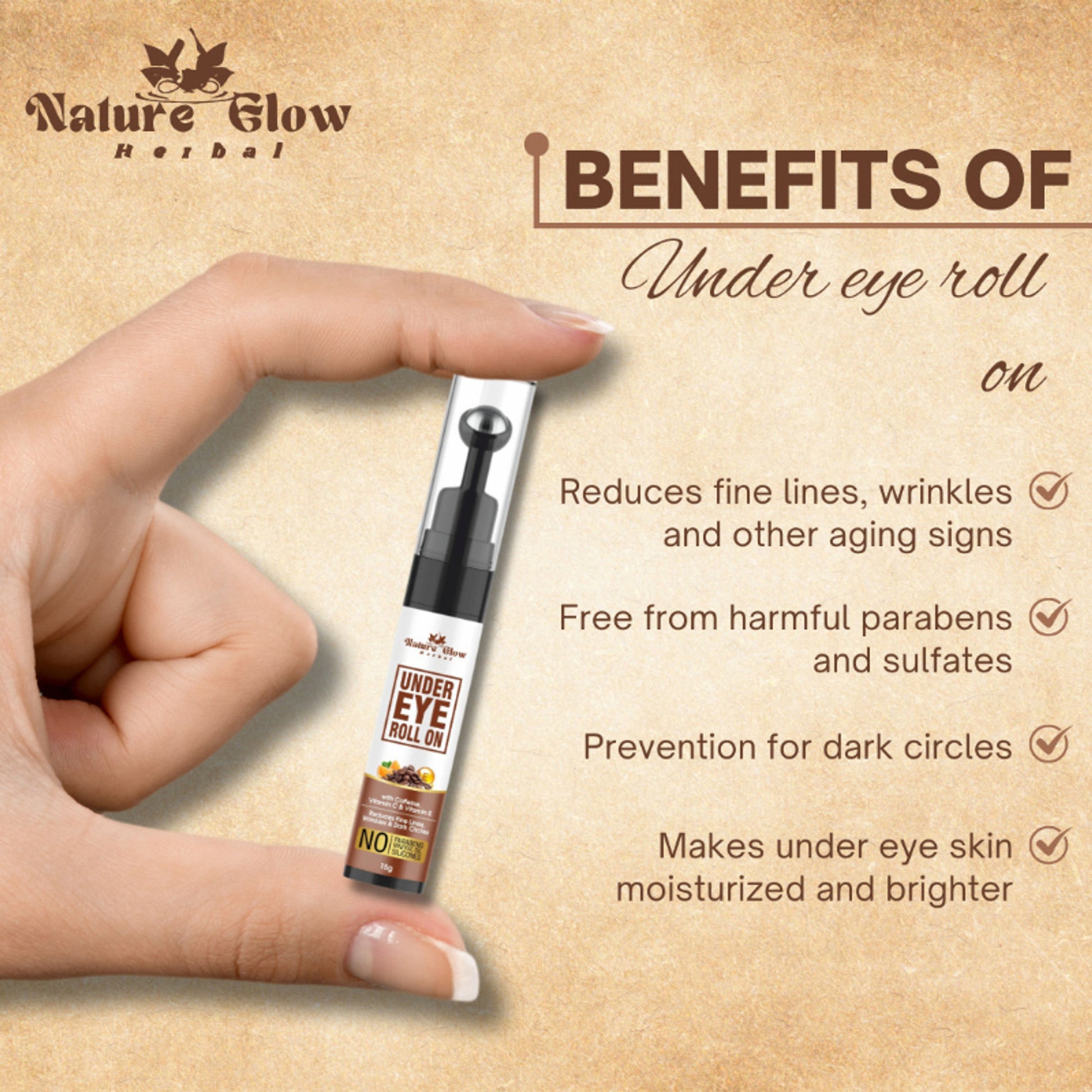 Nature Glow Herbal Under Eye Gel Combo - Distacart