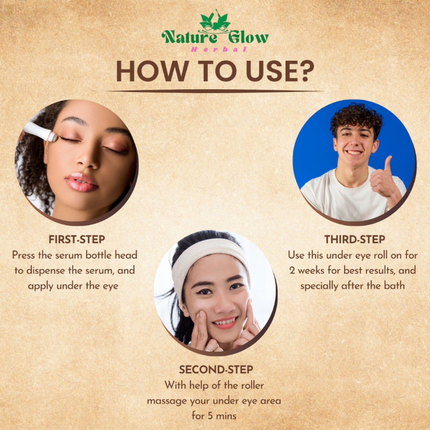 Nature Glow Herbal Under Eye Gel Combo - Distacart