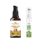 Thumbnail for Nature Glow Herbal Under Eye Serum & Green Tea Roll On Combo - Distacart