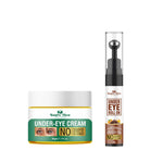 Thumbnail for Nature Glow Herbal Under Eye Cream & Caffiene Roll On Combo - Distacart