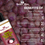Thumbnail for Nature Glow Herbal Castor & Onion With Black Seed Hair Oil Combo - Distacart