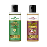 Thumbnail for Nature Glow Herbal Bhringraj & 4 In 1 Hair Oil Combo - Distacart