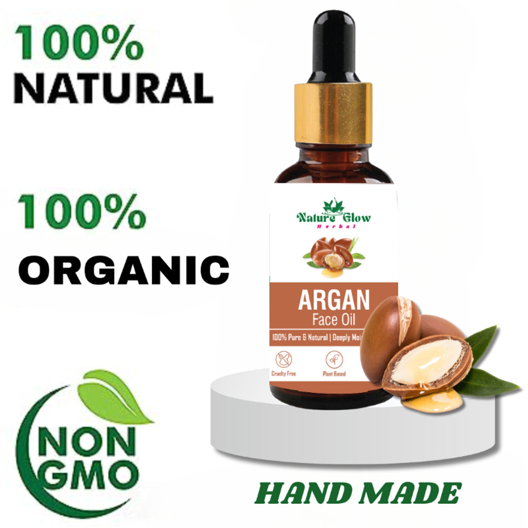 Nature Glow Herbal Argan Facial Oil - Distacart