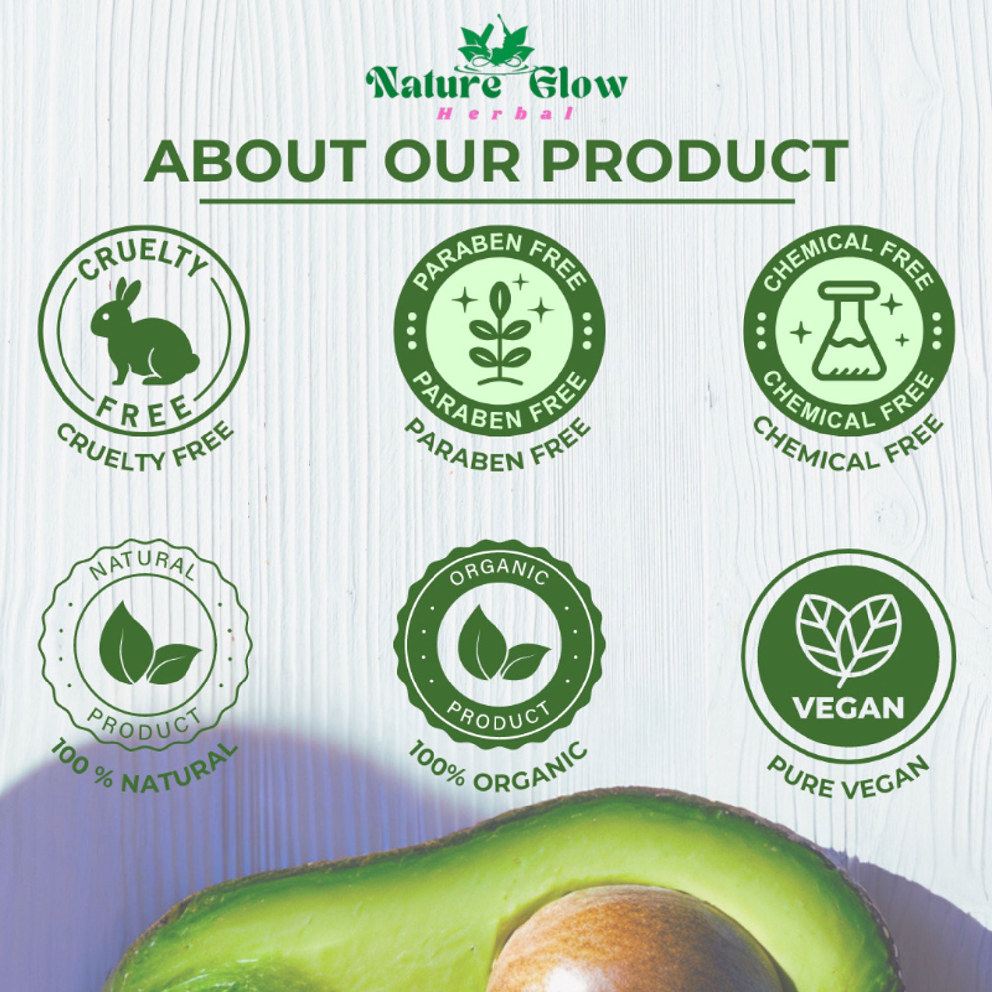 Nature Glow Herbal Bright Exploring With Nature'S Essence Avocado Facial Oil - Distacart