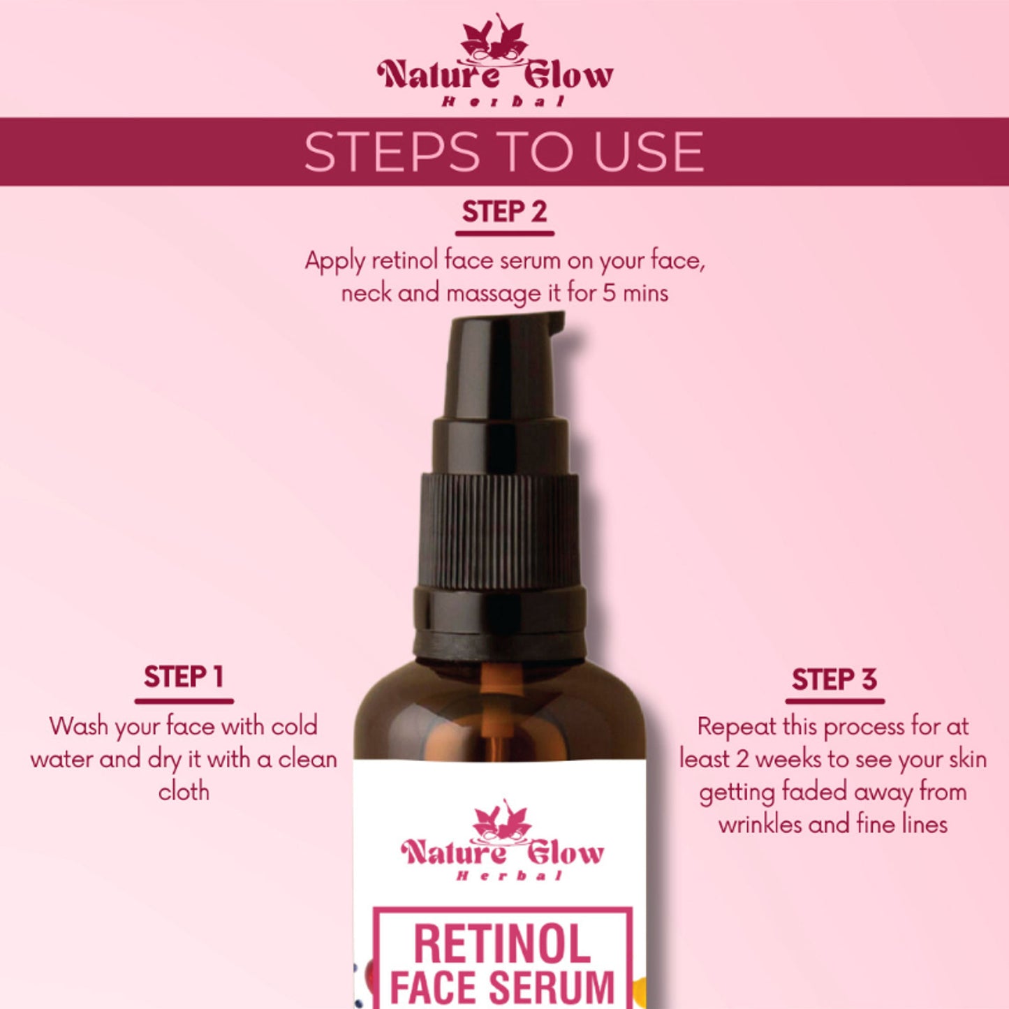 Nature Glow Herbal Retinol Serum - Distacart