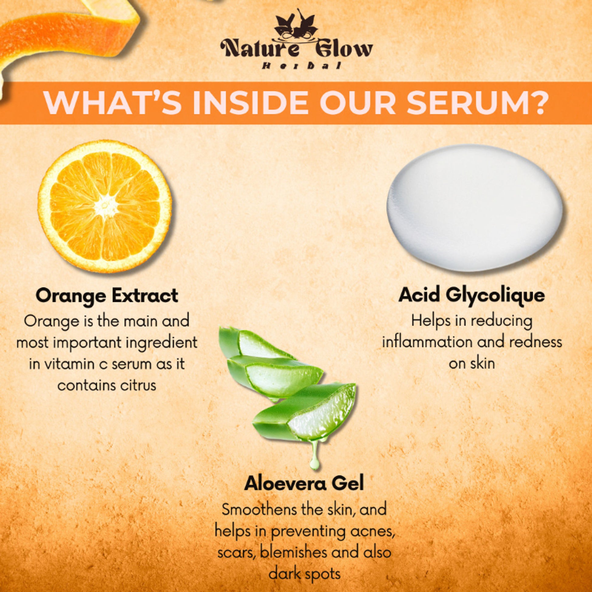 Nature Glow Herbal 20% Vitamin C Serum - Distacart