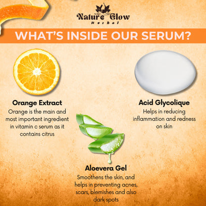 Nature Glow Herbal 20% Vitamin C Serum - Distacart
