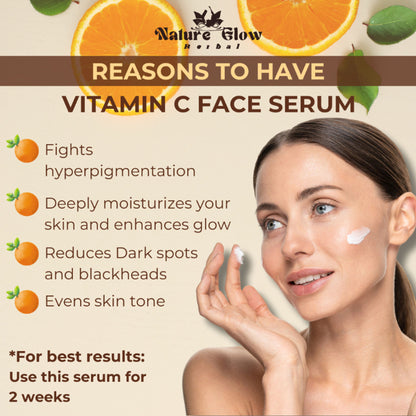 Nature Glow Herbal 20% Vitamin C Serum - Distacart