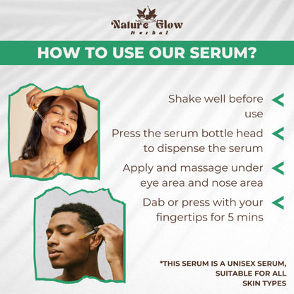 Nature Glow Herbal Under Eye Serum - Distacart