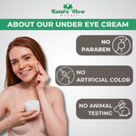 Thumbnail for Nature Glow Herbal Under Eye Cream, Brighten, Hydrate - Distacart