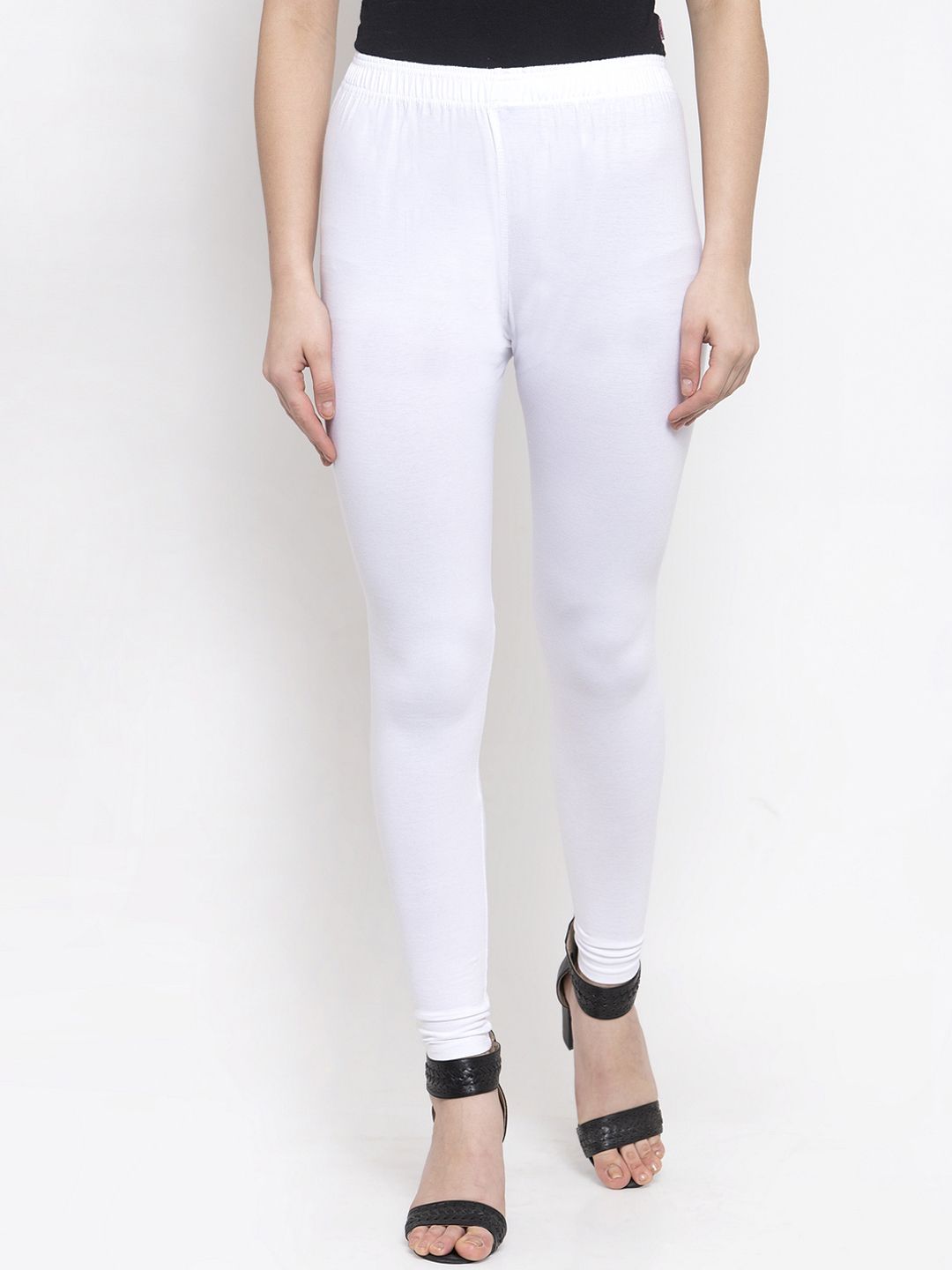 TAG 7 Women Pack Of 2 Solid Churidar-Length Leggings - Distacart