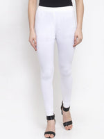 Thumbnail for TAG 7 Women Pack Of 2 Solid Churidar-Length Leggings - Distacart