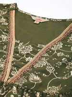 Thumbnail for Anouk Ethnic Motifs Printed Regular A-Line Flared Kurti With Sharara - Distacart