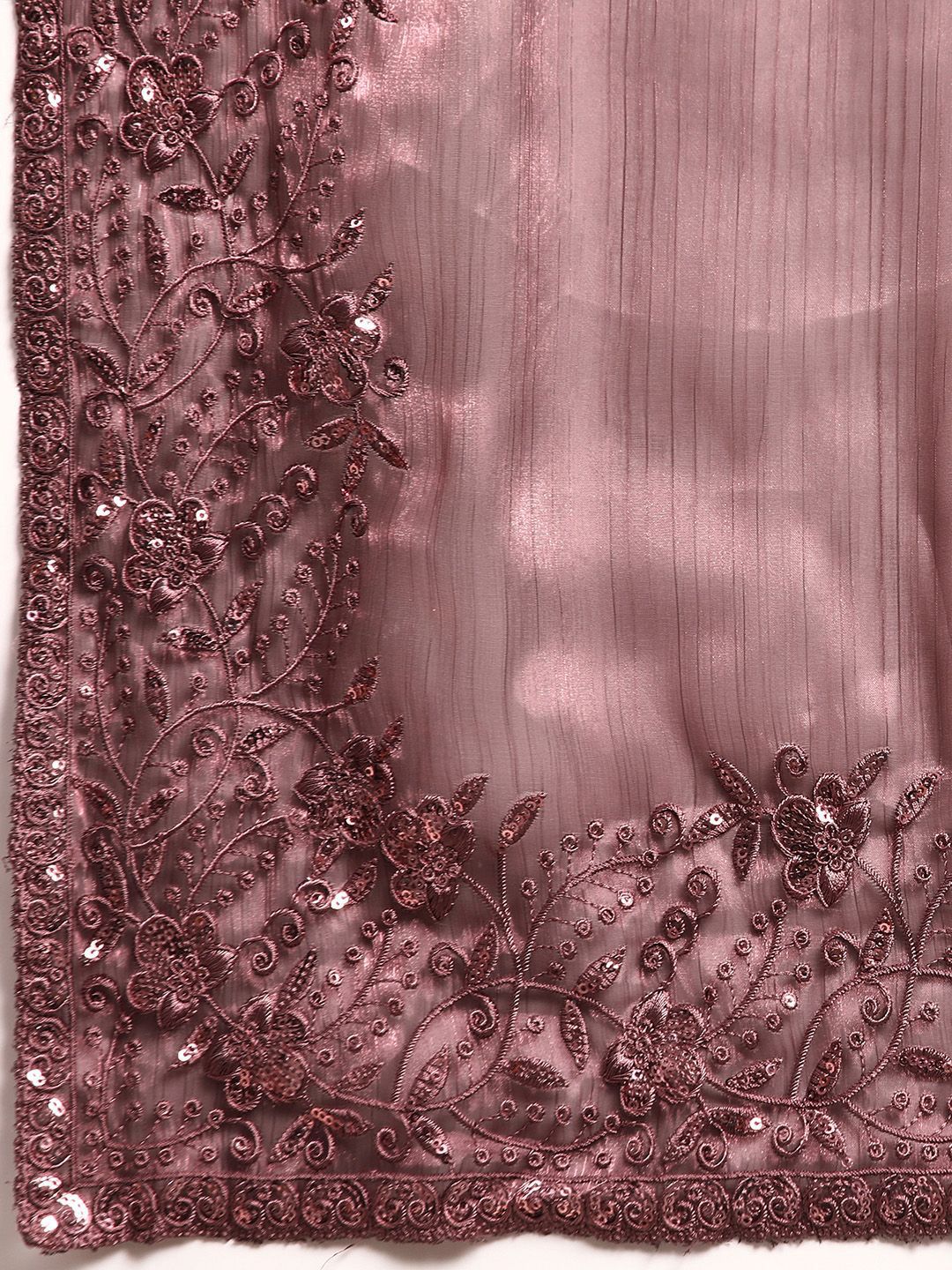 kasee Embroidered Organza Saree - Distacart