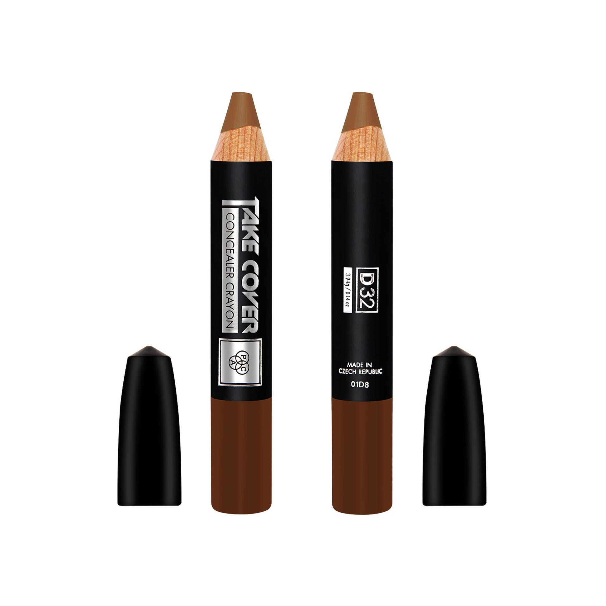 PAC Studio Take Cover Concealer Crayon - D32 Dark - Distacart