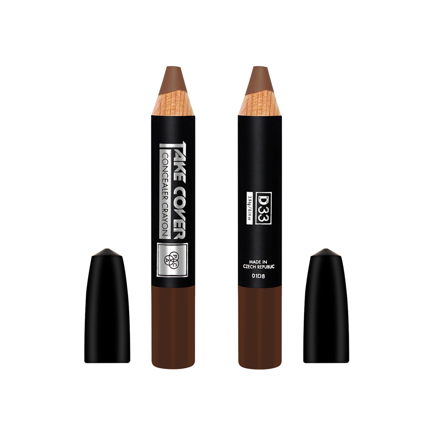 PAC Studio Take Cover Concealer Crayon - D33 Dark - Distacart