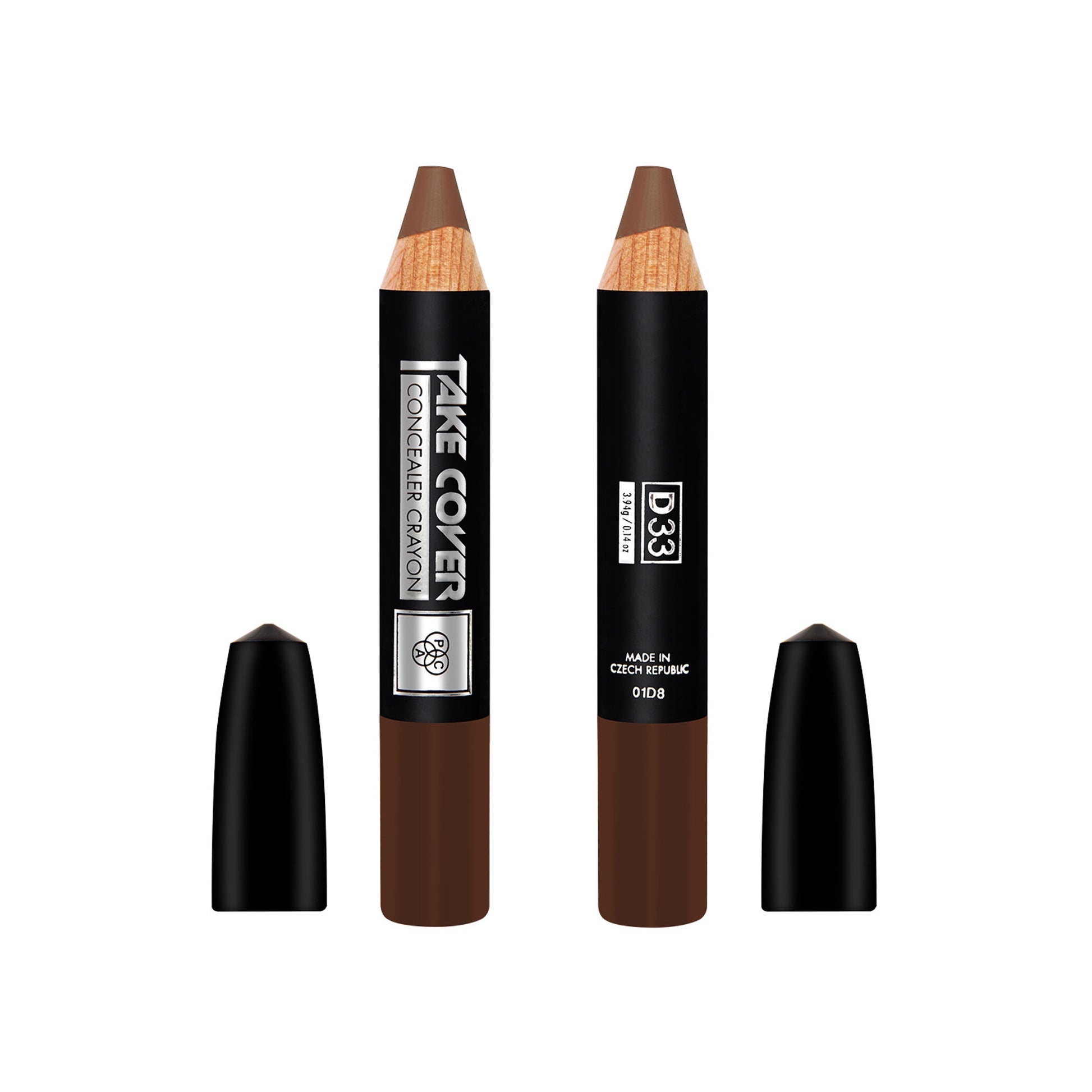 PAC Studio Take Cover Concealer Crayon - D33 Dark - Distacart