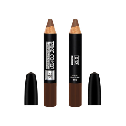 PAC Studio Take Cover Concealer Crayon - D33 Dark - Distacart