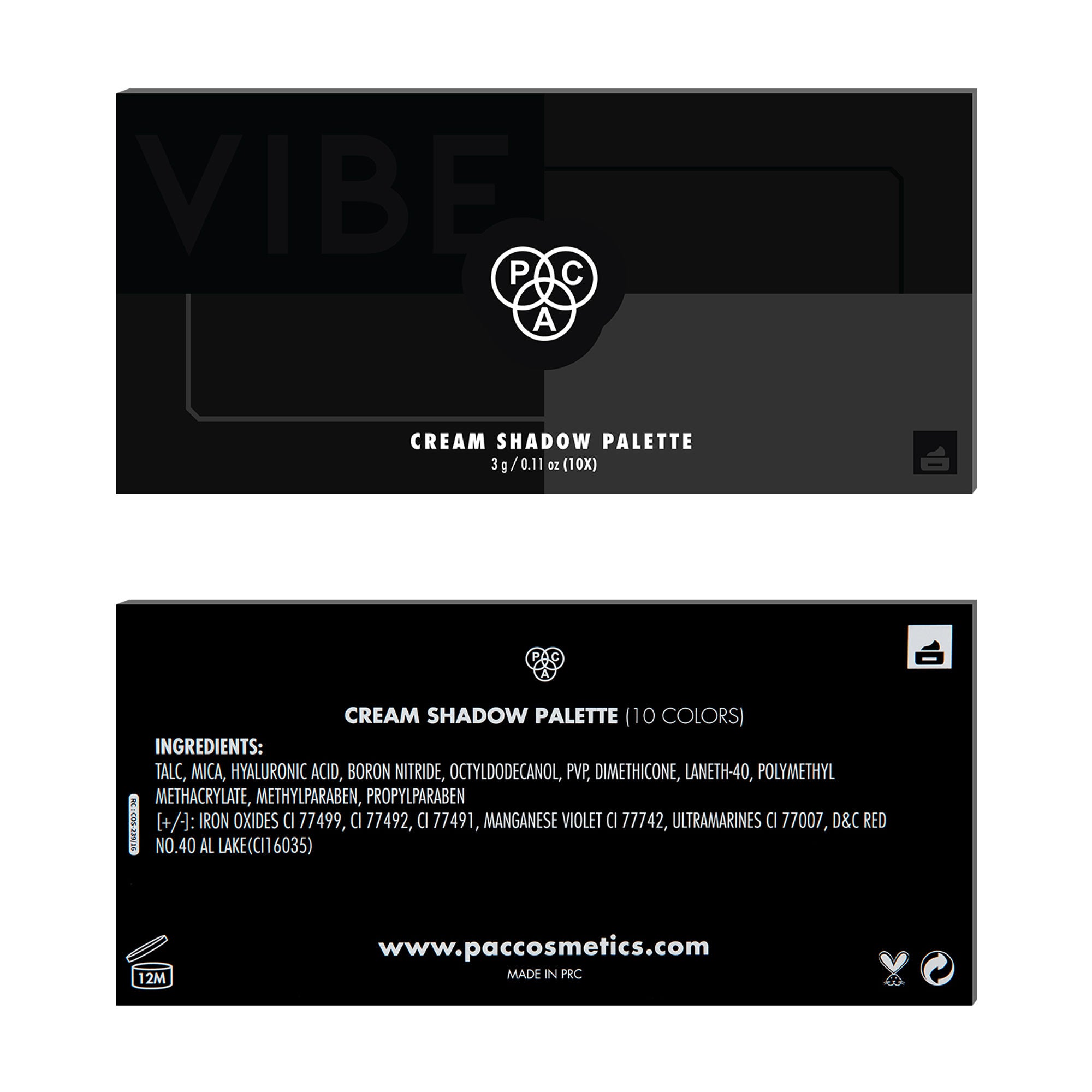 PAC Studio Vibe Cream Eyeshadow X10 - 01