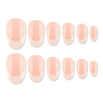 Thumbnail for shills professional reusable press on nails french oval spn711